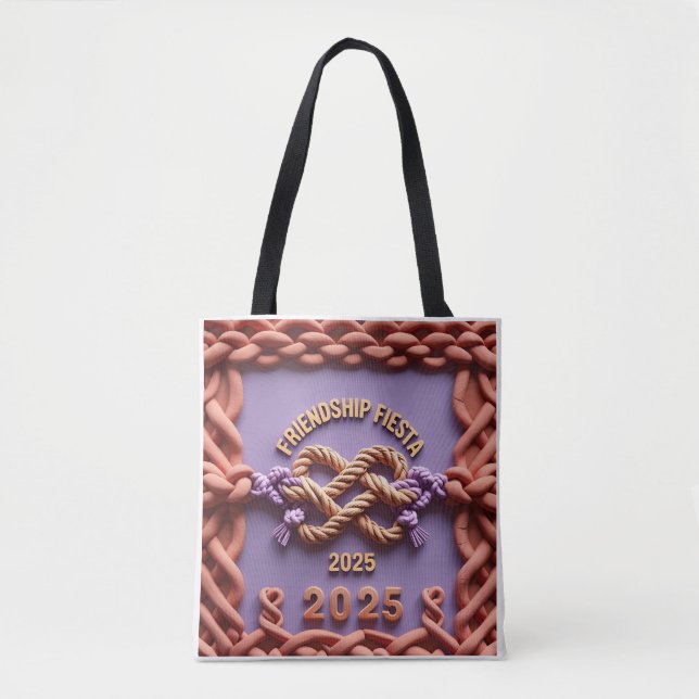Braid Fiesta Tote Bag (Front)