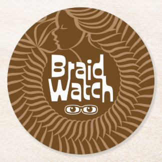 Braid Watch Paper Coaster