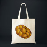 Braided Challah Bread Loaf Hanukkah Jewish Holiday Tote Bag<br><div class="desc">Canvas tote bag features an original marker illustration of a loaf of braided challah bread.

Don't see what you're looking for? Need help with customisation? Contact Rebecca to have something designed just for you.</div>