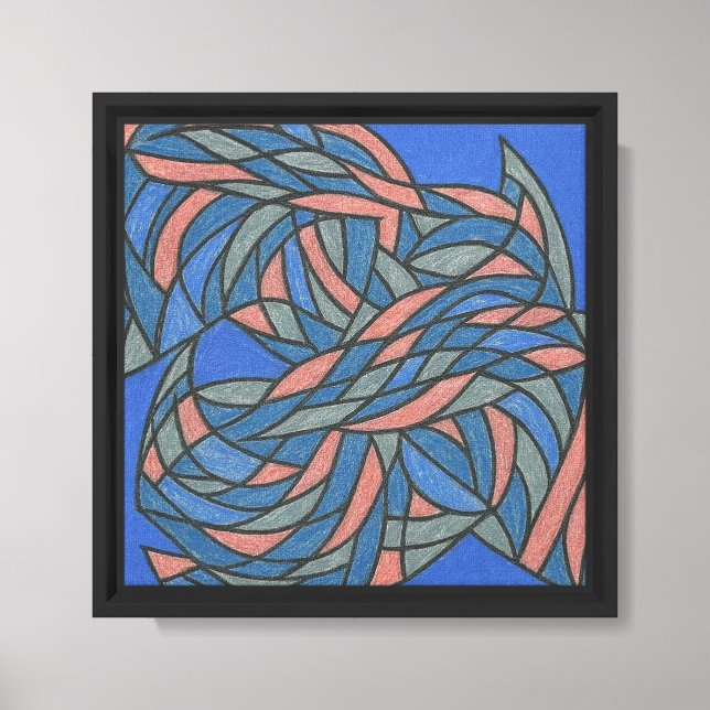 Braided Echoes Canvas Print (Front)