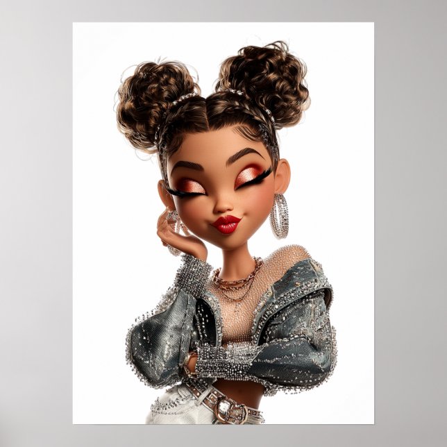 Braided Print, Value Poster Paper (Semi-Gloss) (Front)