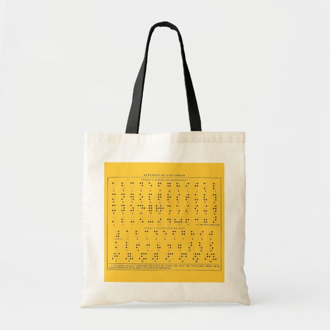 Braille Alphabet Bag (Front)