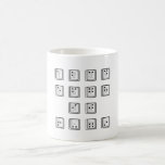 Braille Computer Key Numbers Coffee Mug<br><div class="desc">A computer key number set with Braille</div>