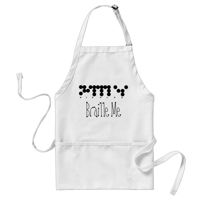 Braille Me Standard Apron (Front)