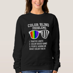 Braille Supply Awarenes Blindness Colour Blind Pro Sweatshirt