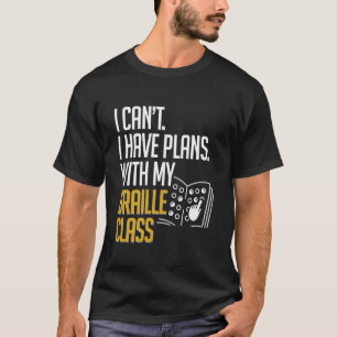 Braille Teacher & Braille School for Blindness Awa T-Shirt