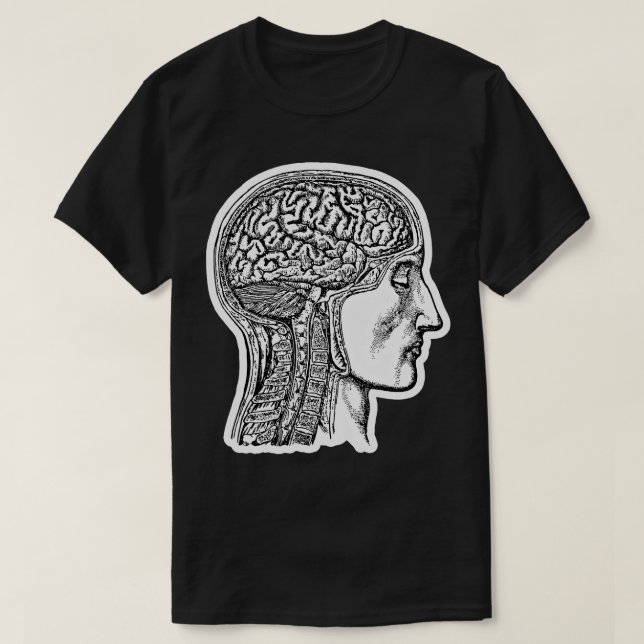 Brain Anatomy T-Shirt (Design Front)