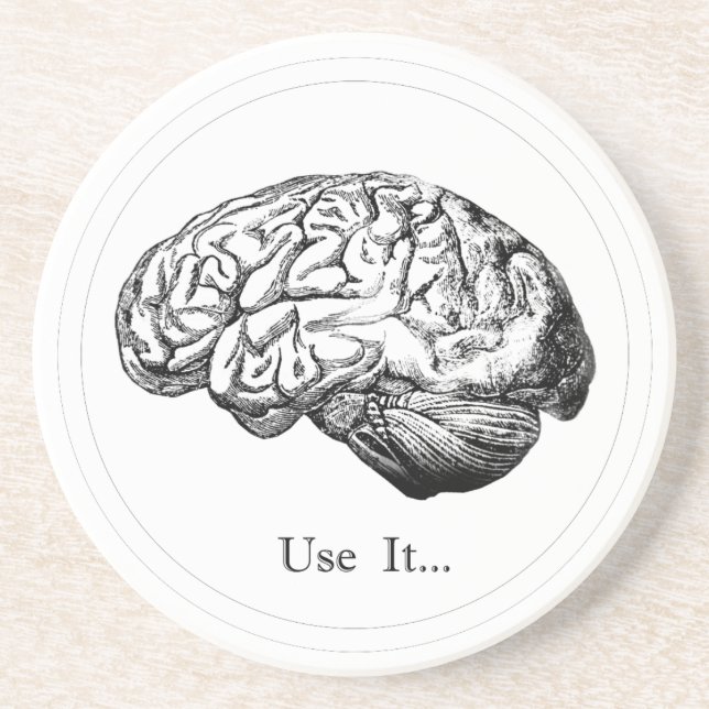 Brain Anatomy - Use It Coaster (Front)