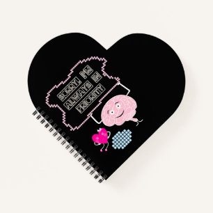 Brain and heart notebook
