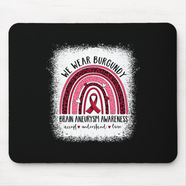Brain Aneurysm Awareness Apparel Awesome Tee  Mouse Mat (Front)