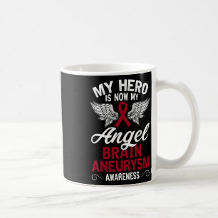 Brain Aneurysm Awareness Gift Burgundy Ribbon 1 Coffee Mug