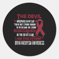 Brain Aneurysm Awareness I am the Storm Devil
