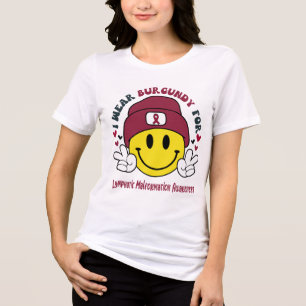 Brain Aneurysm Awareness Ribbon Support Gifts Tri-Blend Shirt