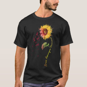 Brain Aneurysm Awareness Sunflower 1 T-Shirt