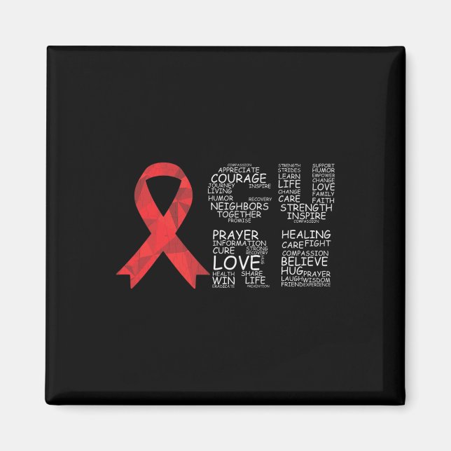 Brain Aneurysm Awareness Surgery Support Graphic  Magnet (Front)