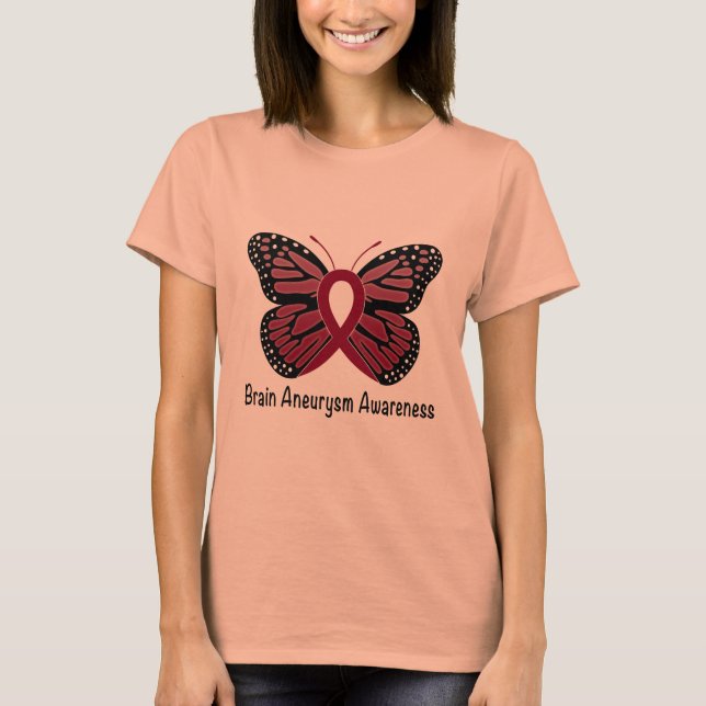 Brain Aneurysm Awareness T-Shirt (Front)