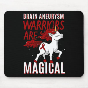 Brain Aneurysm Awareness Unicorn Supporter Intracr Mouse Mat