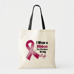 Brain Aneurysm Ribbon Hero in My Life Tote Bag