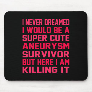 Brain Aneurysm Survivor Awareness Month Support Gr Mouse Mat