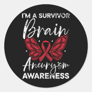 Brain Aneurysm Survivor Medical Condition Aneurysm Classic Round Sticker