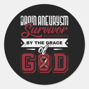 Brain Aneurysm Survivor Medical Condition Aneurysm Classic Round Sticker