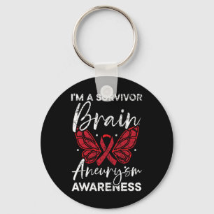 Brain Aneurysm Survivor Medical Condition Aneurysm Key Ring