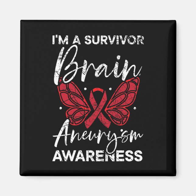 Brain Aneurysm Survivor Medical Condition Aneurysm Magnet (Front)