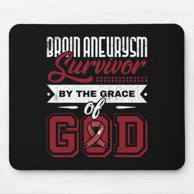 Brain Aneurysm Survivor Medical Condition Aneurysm Mouse Mat (Front)