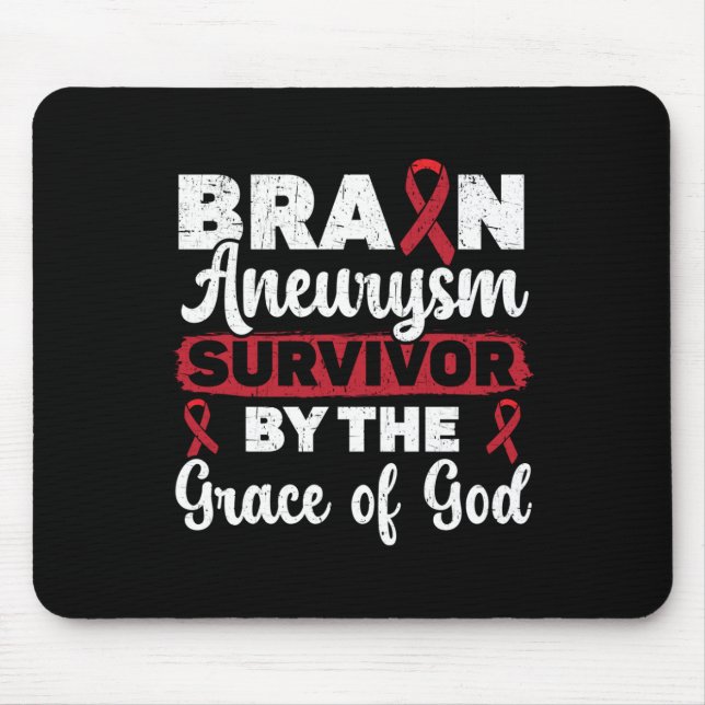 Brain Aneurysm Survivor Medical Condition Aneurysm Mouse Mat (Front)