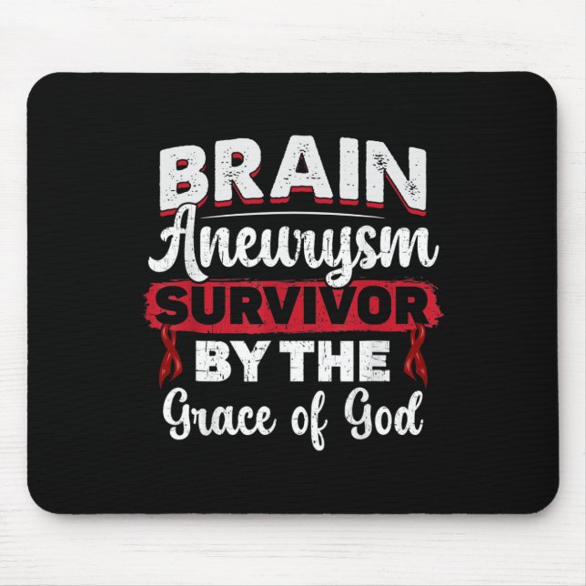 Brain Aneurysm Survivor Medical Condition Aneurysm Mouse Mat (Front)