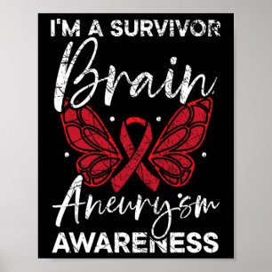 Brain Aneurysm Survivor Medical Condition Aneurysm Poster