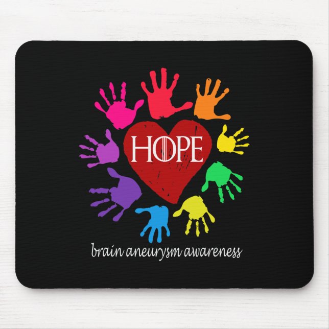 Brain Aneurysm Warrior1  Mouse Mat (Front)