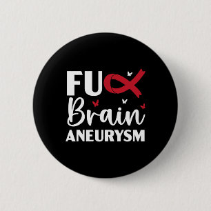 Brain Aneurysm Warrior Medical Condition Aneurysm 6 Cm Round Badge