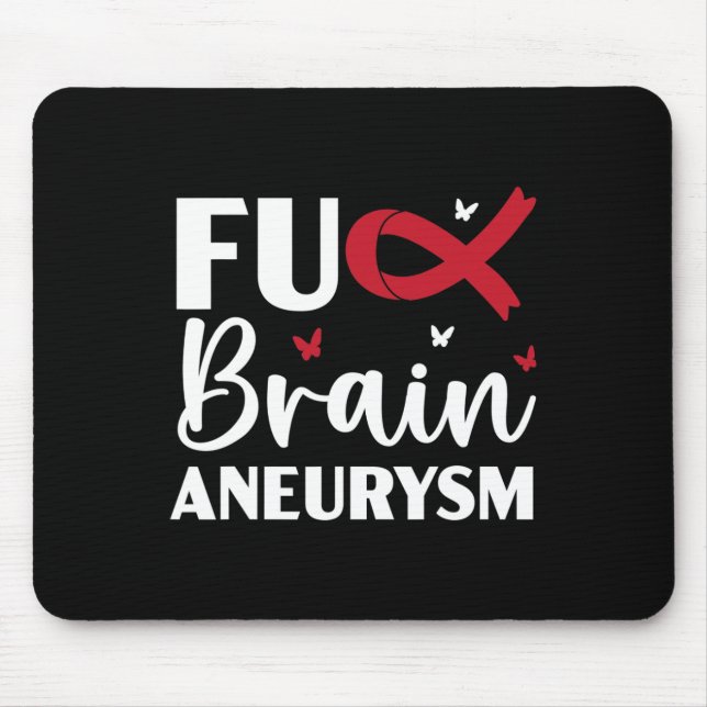 Brain Aneurysm Warrior Medical Condition Aneurysm  Mouse Mat (Front)