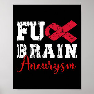 Brain Aneurysm Warrior Medical Condition Aneurysm Poster