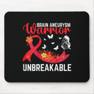Brain Aneurysm Warrior Unbreakable Surgery Awarene Mouse Mat