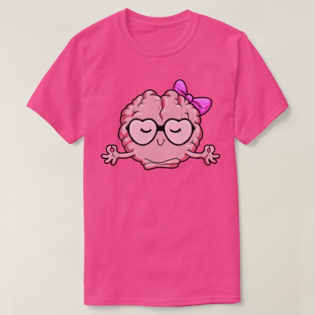 Brain at Yoga for Advanced T-Shirt (Design Front)