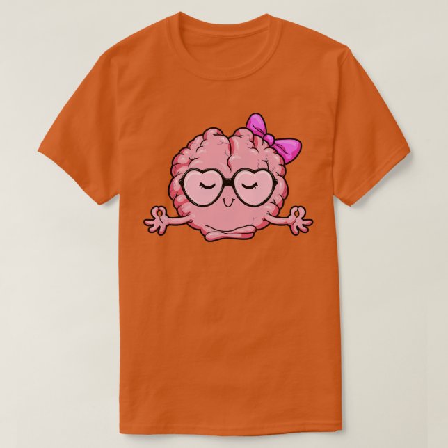 Brain at Yoga for Advanced T-Shirt (Design Front)