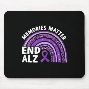 Brain Awareness Memories Problem Purple Rainbow  Mouse Mat