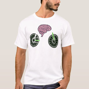 Brain Bicycle Creative Concept T-Shirt