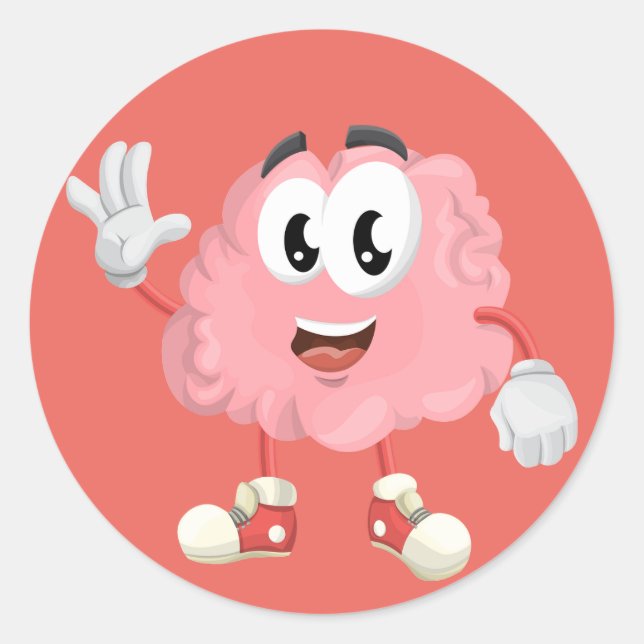 brain buddy sticker (Front)