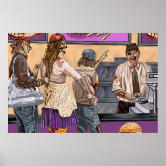 Brain Burgers Poster