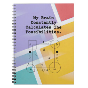 Brain Calculates Possibilities   Math Thinker Notebook
