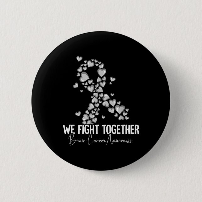 Brain Cancer Awareness 3  6 Cm Round Badge (Front)