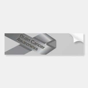 Brain Cancer Awareness Bumper Sticker