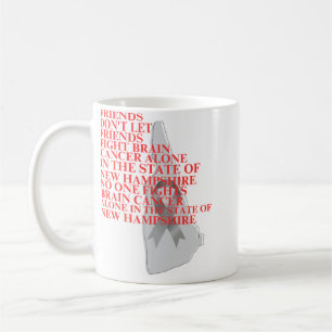 Brain Cancer Awareness in New Hampshire  Coffee Mug