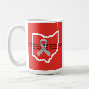 Brain Cancer Awareness in Ohio Coffee Mug