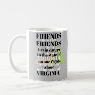 Brain Cancer Awareness in Virginia  Coffee Mug