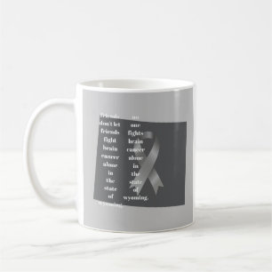 Brain Cancer Awareness in Wyoming Coffee Mug