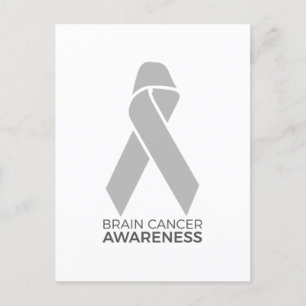 Brain Cancer Awareness Postcard